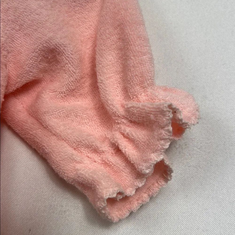 Carter’s Vintage pink Terrycloth snap up sleep and play - Picture 6 of 11